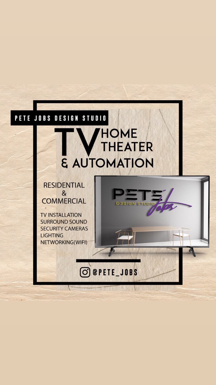 Services Poster — TV/Home Theater & Automation